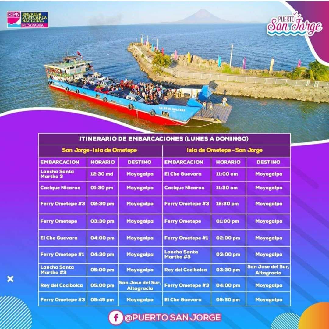 Schedule ferry